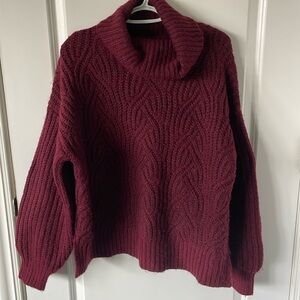 Maroon sweater size large